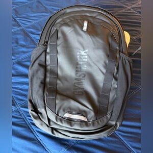 Gymshark Coated Pursuit  Backpack Black One Size